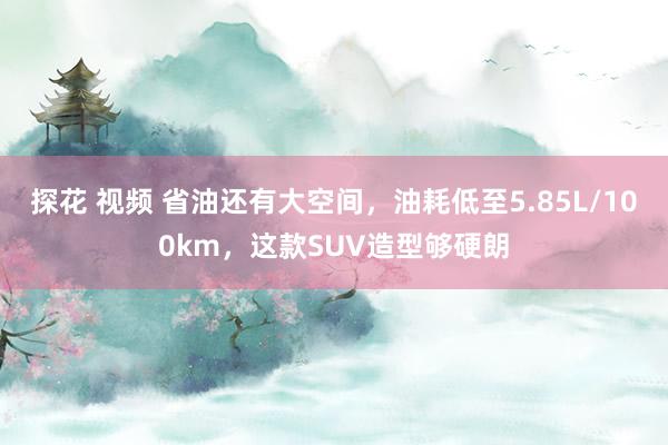 探花 视频 省油还有大空间，油耗低至5.85L/100km，这款SUV造型够硬朗