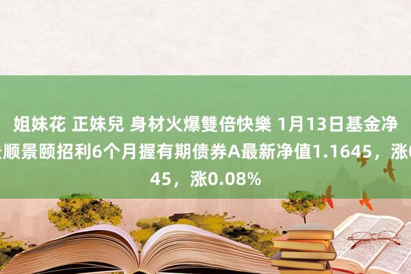 姐妹花 正妹兒 身材火爆雙倍快樂 1月13日基金净值：景顺景颐招利6个月握有期债券A最新净值1.1645，涨0.08%