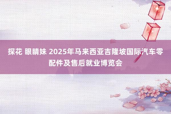 探花 眼睛妹 2025年马来西亚吉隆坡国际汽车零配件及售后就业博览会