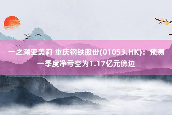 一之濑亚美莉 重庆钢铁股份(01053.HK)：预测一季度净亏空为1.17亿元傍边