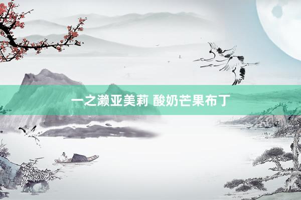 一之濑亚美莉 酸奶芒果布丁